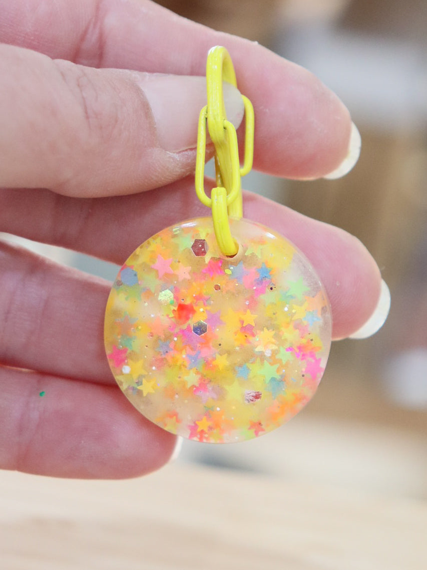 Médaille d'identification résine " Solar Pop"