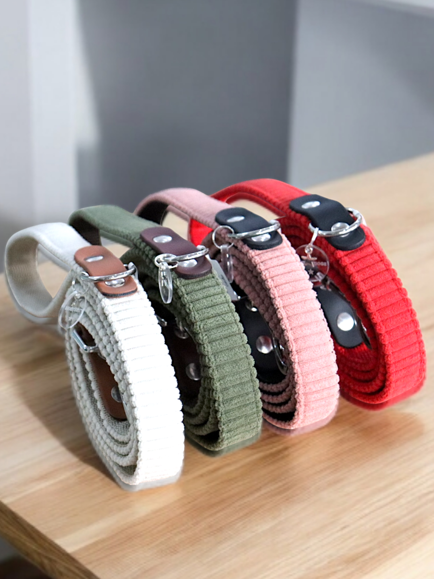 Laisse velours côtelé