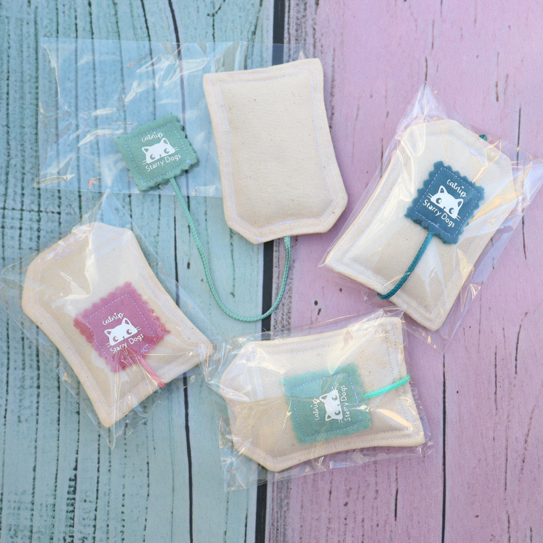 Jouet sachet de thé/ herbe à chat