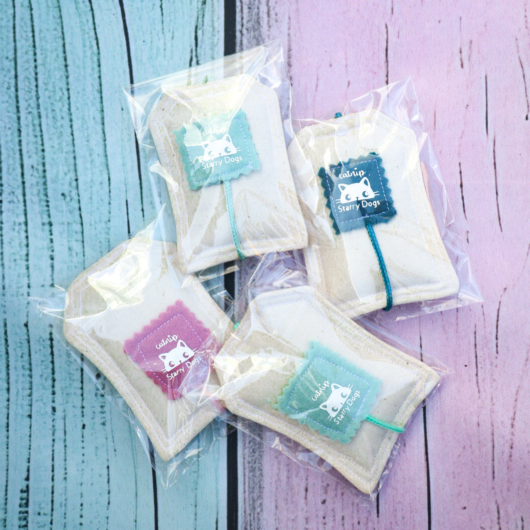 Jouet sachet de thé/ herbe à chat