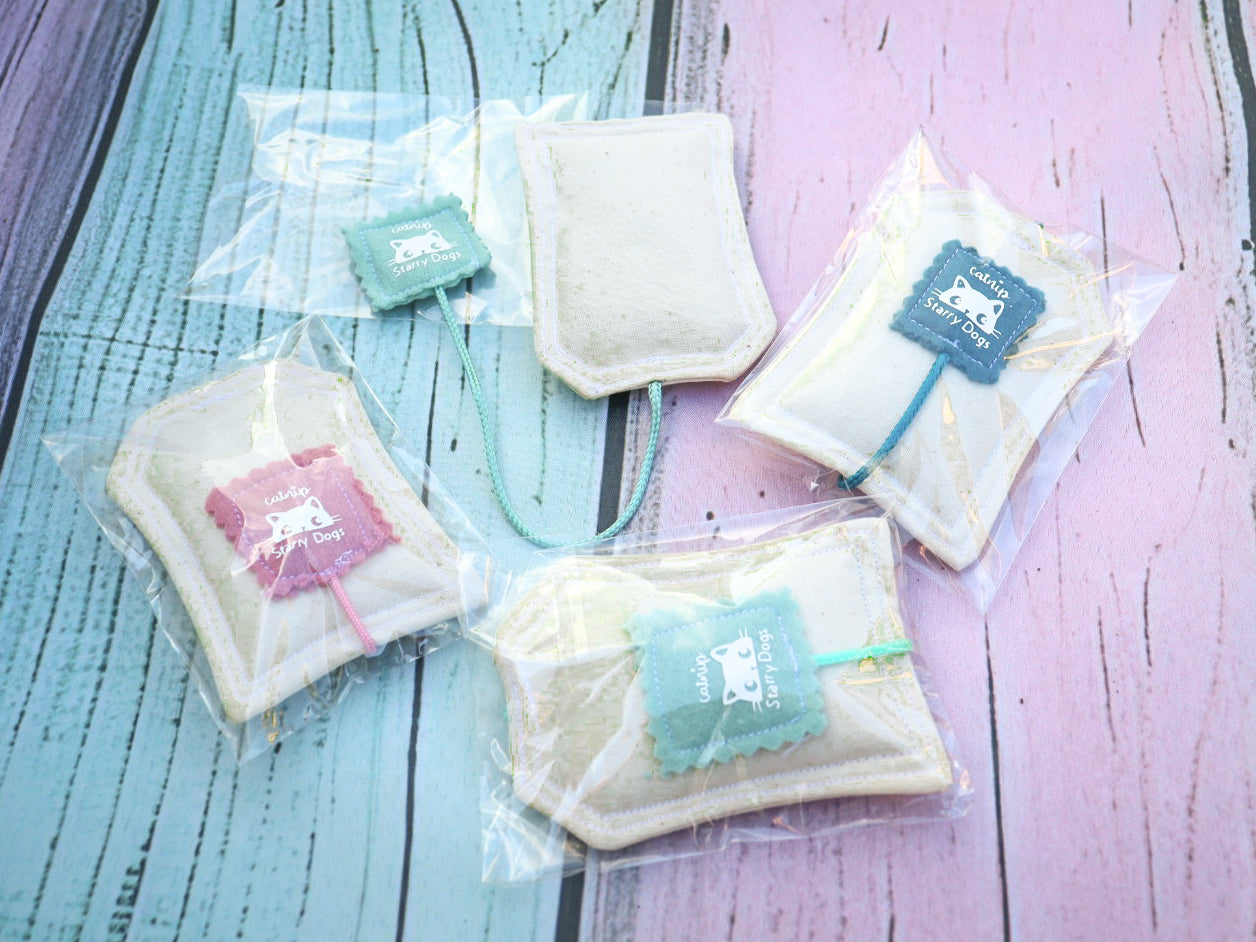 Jouet sachet de thé/ herbe à chat