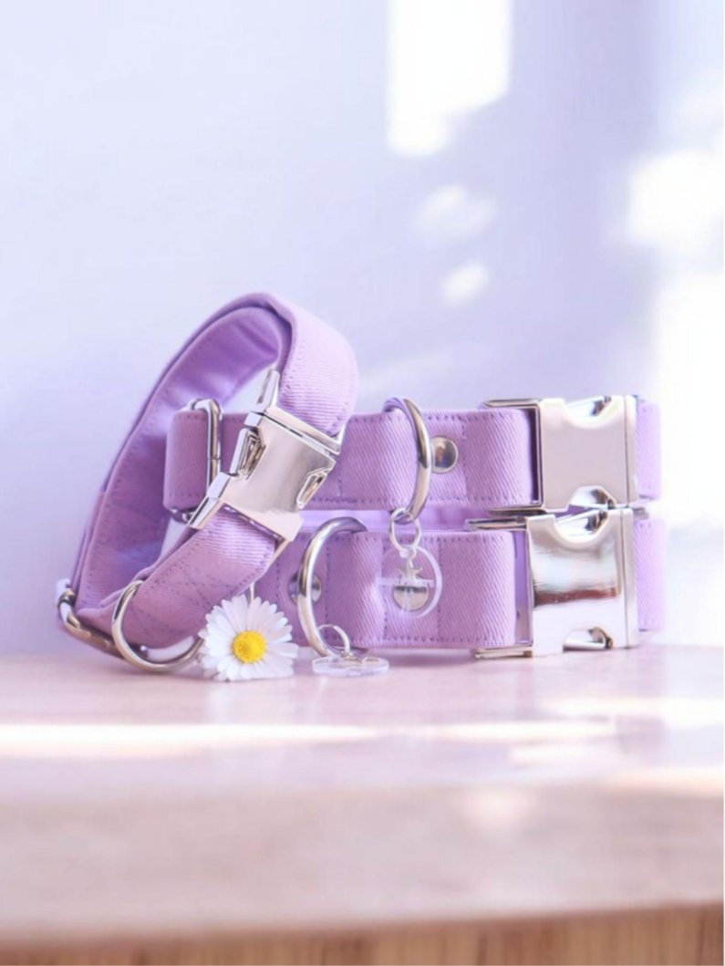 Collier réglable " Lilas"