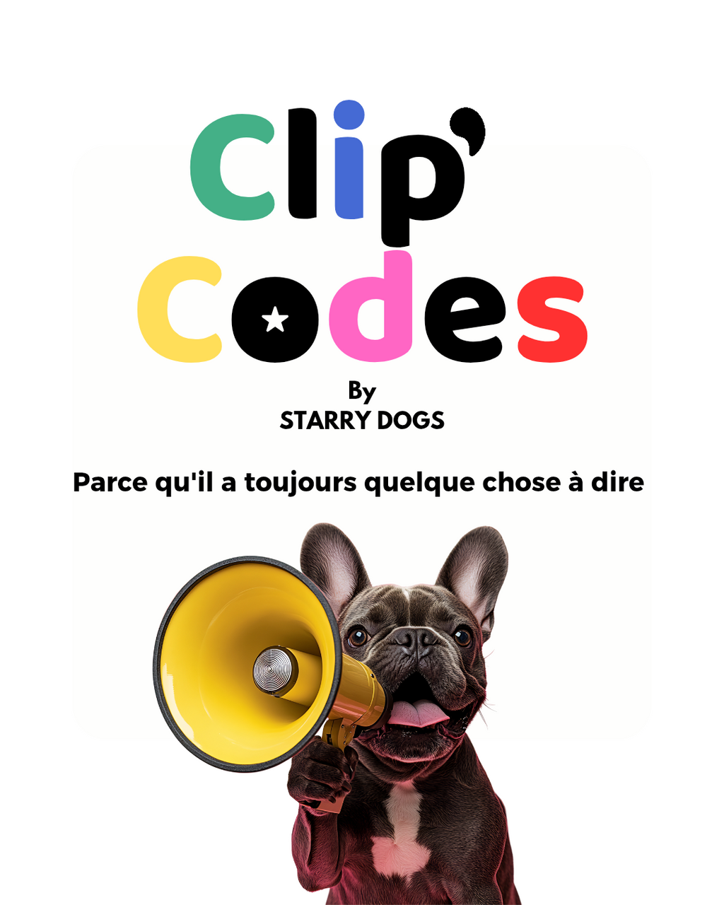 Clip’Codes by Starry Dogs – Pack de départ (1 Base + 1 Clip)